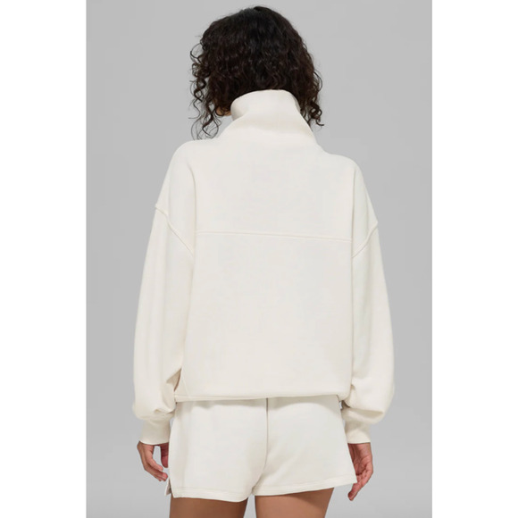 Alo Polar Fleece Hazy Pullover in Ivory NWT Size XS - Picture 6 of 6